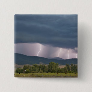 Thunderstorm produced lightning in the Jocko 15 Cm Square Badge