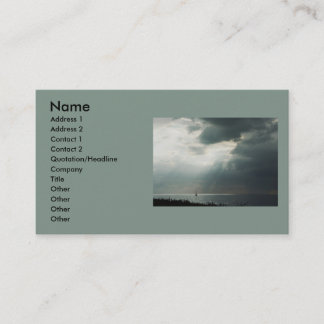 Thunderstorm Sailing Business Card