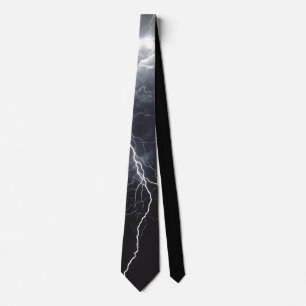 Thunderstorm Tie/Krawatte mit Blitzd Tie