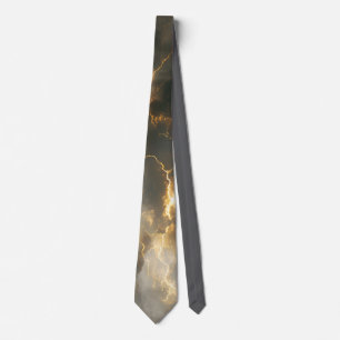 Thunderstorm Tie/Krawatte mit Blitzd Tie