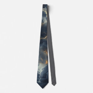 Thunderstorm Tie/Krawatte mit Blitzd Tie
