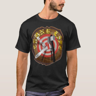 THUNK LIFE Tree Stump Impalement Target T-Shirt