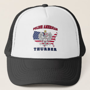 Thurber Texas Polish American Trucker Hat