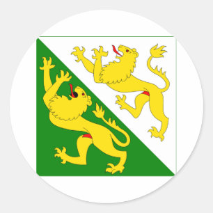 Thurgau Flag Classic Round Sticker