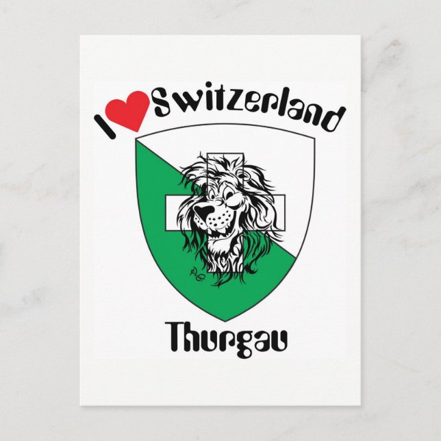 Thurgau Schweiz Postkarte Postcard (Front)
