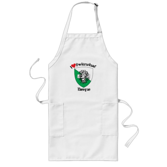 Thurgau Schweiz  Schürze Long Apron (Front)