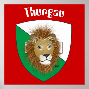 Thurgau Schweiz Switzerland Poster