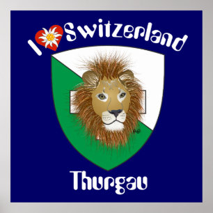 Thurgau Schweiz Switzerland Poster