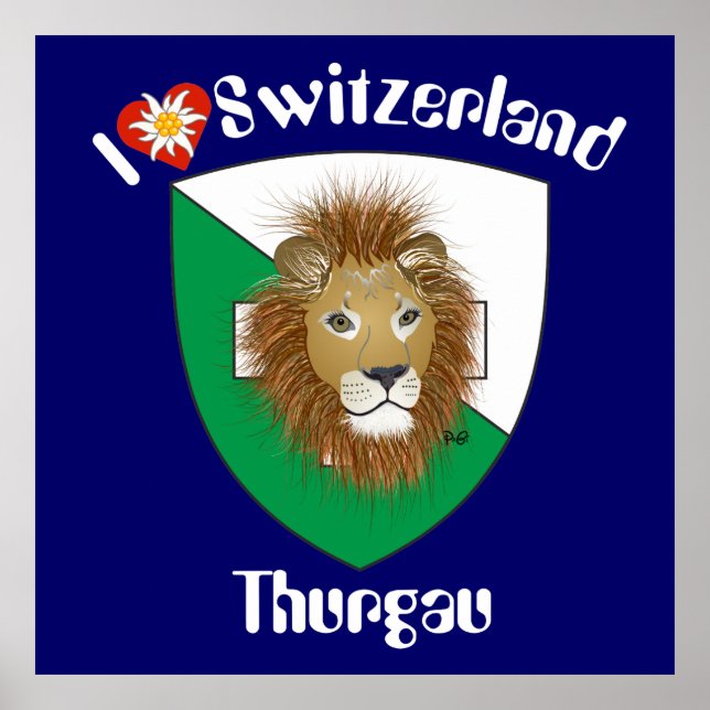 Thurgau Schweiz Switzerland Poster (Front)