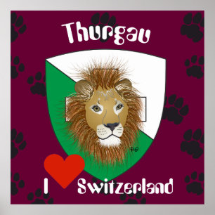 Thurgau Schweiz Switzerland Poster