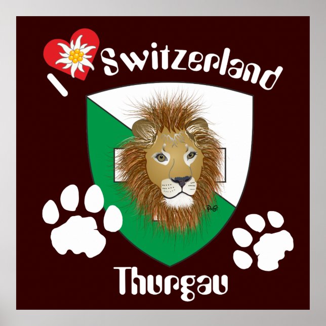 Thurgau Schweiz Switzerland Poster (Front)