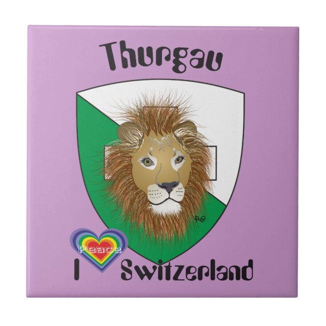 Thurgau Switzerland Fliese Ceramic Tile (Front)