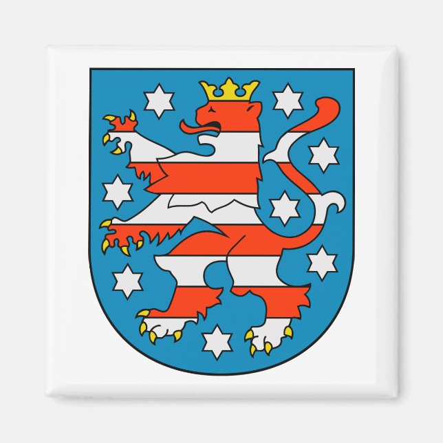 Thüringen coat of arms magnet (Front)