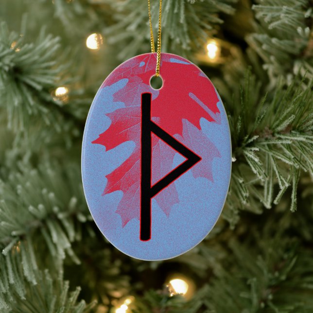 Thurisaz Rune Ornament – Defence! (Tree)