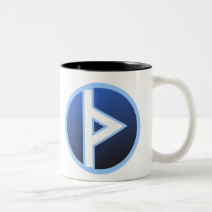 Thurisaz Thurs Thorn Rune Two-Tone Coffee Mug