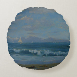 Thurlestone Beach Round Cushion