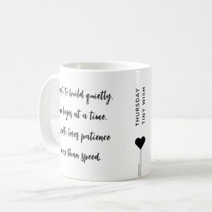 Thursday Custom Motivational Quote Coffee Mug