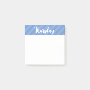 Thursday - Days of the Week - Post It Notes