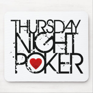 Thursday Night Poker Mouse Pad