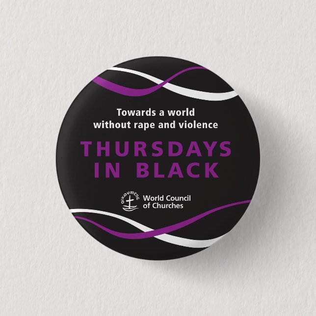 Thursdays in Black Button WCC Version (Front)