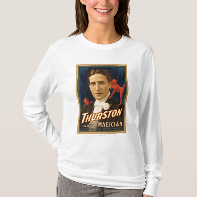 Thurston, Devil telling him secrets Magic 2 T-Shirt (Front)