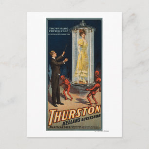 Thurston Kellar's Successor - Woman in Water Postcard