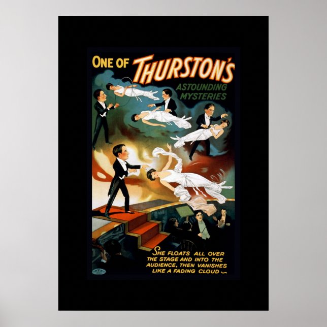 Thurston Magician Vintage Theatre Poster (Front)