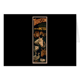 Thurston master magician and his pets