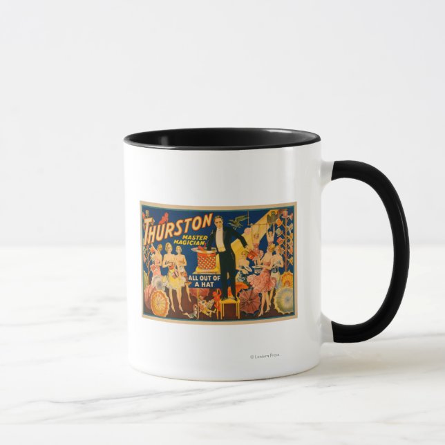 Thurston, Master Magician "Out of a Hat" Magic Mug (Right)