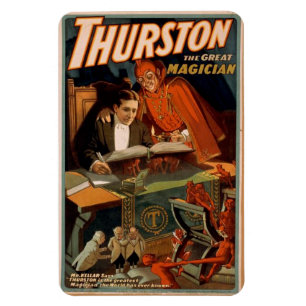 Thurston the Great Magician Magnet