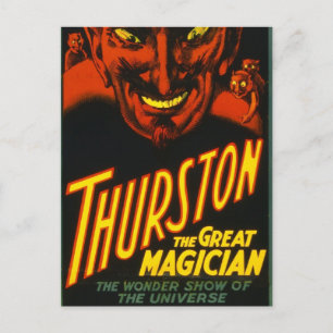 Thurston The Great! Postcard