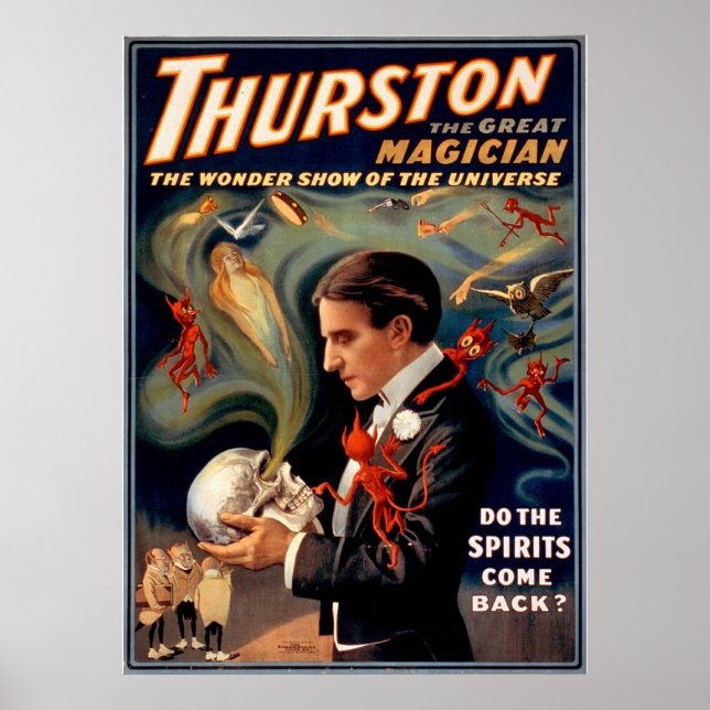 Thurston The Magician Canvas Print (Front)