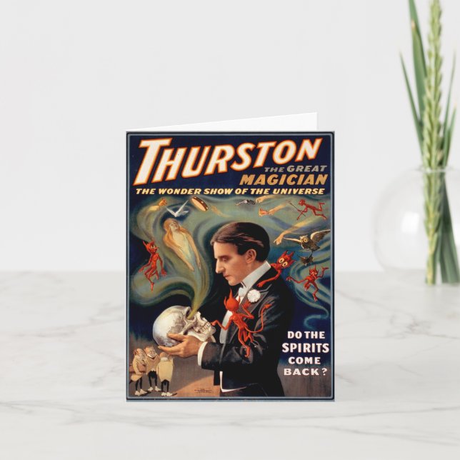 Thurston the Magician Note Card (Front)