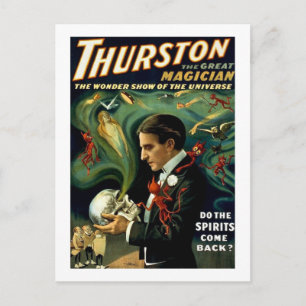 Thurston World's Famous Magician - Vintage Postcard