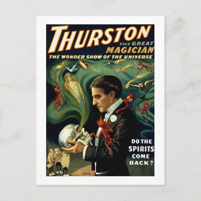 Thurston World's Famous Magician - Vintage Postcard (Front)