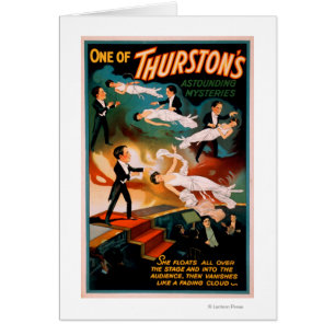 Thurston's Astounding Mysteries Magic Poster