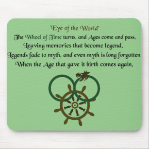 Thus Spins the Wheel of Time Mouse Pad