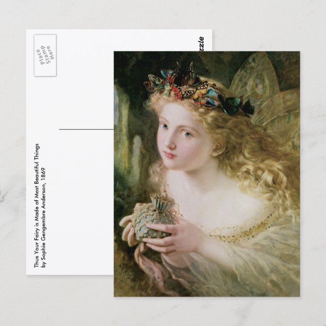 Thus Your Fairy is Made of Most Beautiful Things Postcard (Front/Back)
