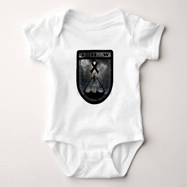 THW Trauer Patch Baby Bodysuit (Front)