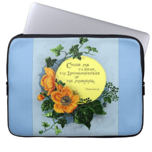 Thy Loving Kindness In The Morning Laptop Sleeve