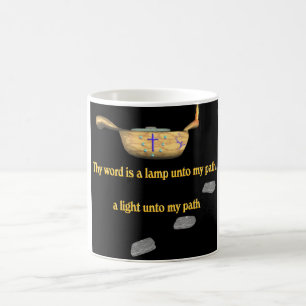 Thy word is a lamp card psalm 119 coffee mug