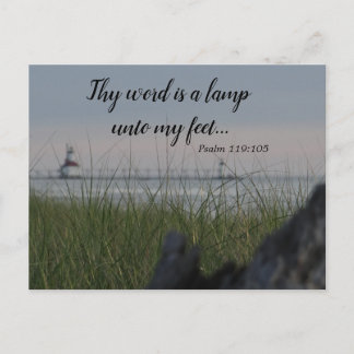 Thy Word Is A Lamp Unto My Feet Postcard