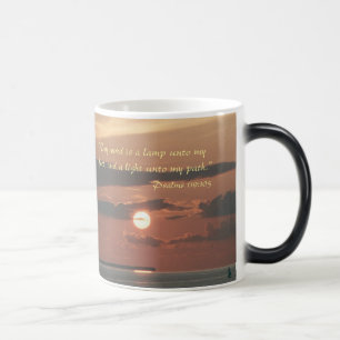 "Thy word is a lamp unto my feet" Scripture mug
