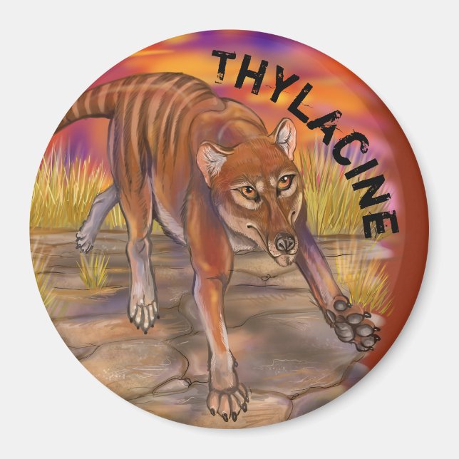 Thylacine Magnet (Front)