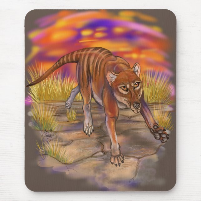 Thylacine Mouse Pad (Front)