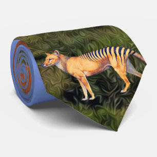Thylacine (Tasmanian Tiger) Tie