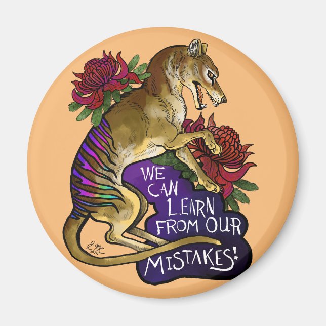 Thylacine We can Learn Magnet (Front)