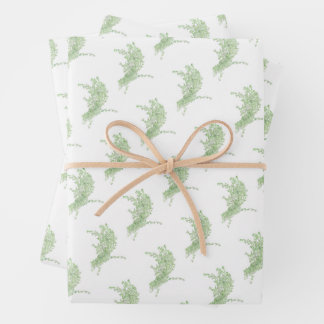 Thyme Drawing Wrapping Paper Sheet