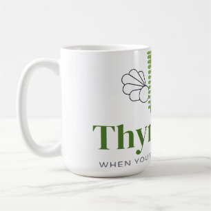 Thyme Flies Gardener Herb Garden Thyme Pun Mug