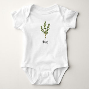 Thyme Spices Herb Baby Bodysuit